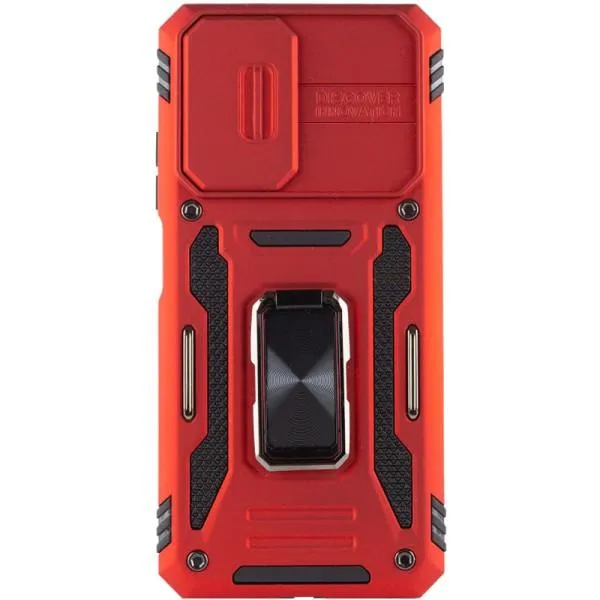 Ударостійкий чохол Camshield Army Ring для Xiaomi Redmi Note 11 (Global) / Note 11S / Note 12S — Червоний — фото 2 Ударостійкий чохол Camshield Army Ring для Xiaomi Redmi Note 11 (Global) / Note 11S / Note 12S — Червоний — фото 2