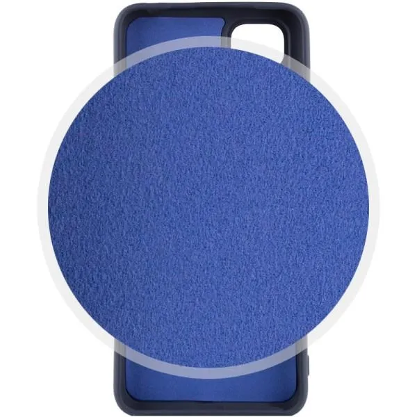 Чехол TPU GETMAN Liquid Silk Full Camera для Xiaomi Redmi Note 11 (Global) / Note 11S — Синий — фото 4
