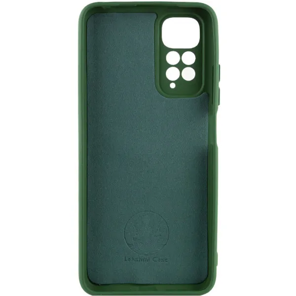 Чехол Silicone Cover Lakshmi Full Camera (AAA) для Xiaomi Redmi Note 11 (Global) / Note 11S — Зеленый — фото 2