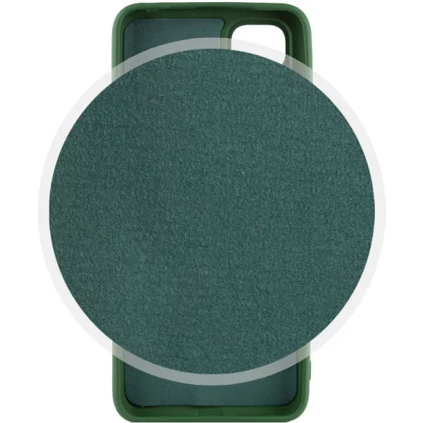 Чехол Silicone Cover Lakshmi Full Camera (AAA) для Xiaomi Redmi Note 11 (Global) / Note 11S — Зеленый — фото 3