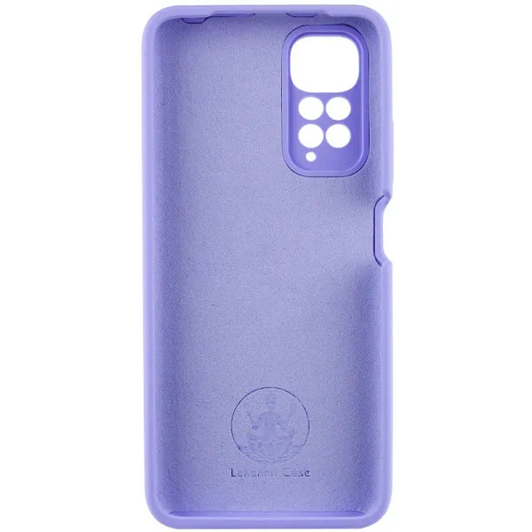 Чехол Silicone Cover Lakshmi Full Camera (AAA) для Xiaomi Redmi Note 11 (Global) / Note 11S — Сиреневый — фото 3