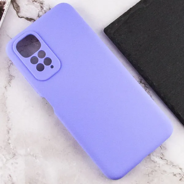 Чехол Silicone Cover Lakshmi Full Camera (AAA) для Xiaomi Redmi Note 11 (Global) / Note 11S — Сиреневый — фото 5