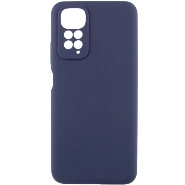 Чехол Silicone Cover Lakshmi Full Camera (AAA) для Xiaomi Redmi Note 11 (Global) / Note 11S — Темно-синий — фото 1 Чехол Silicone Cover Lakshmi Full Camera (AAA) для Xiaomi Redmi Note 11 (Global) / Note 11S — Темно-синий — фото 1