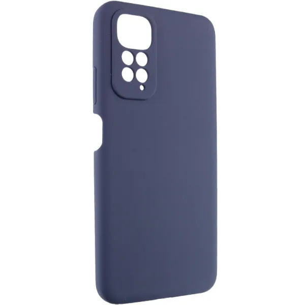 Чехол Silicone Cover Lakshmi Full Camera (AAA) для Xiaomi Redmi Note 11 (Global) / Note 11S — Темно-синий — фото 2 Чехол Silicone Cover Lakshmi Full Camera (AAA) для Xiaomi Redmi Note 11 (Global) / Note 11S — Темно-синий — фото 2