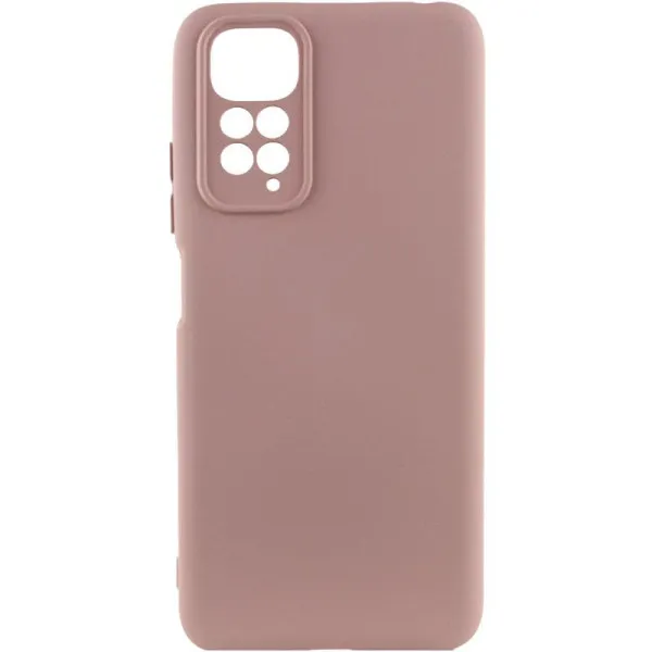 Чохол Silicone Cover Ummi Lakshmi Full Camera (AA) для Xiaomi Redmi Note 11 (Global) / Note 11S — Рожевий