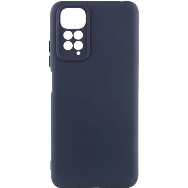 Чохол Silicone Cover Ummi Lakshmi Full Camera (AA) для Xiaomi Redmi Note 11 (Global) / Note 11S — Синій