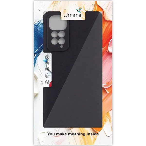Чохол Silicone Cover Ummi Lakshmi Full Camera (AA) для Xiaomi Redmi Note 11 (Global) / Note 11S — Чорний — фото 2