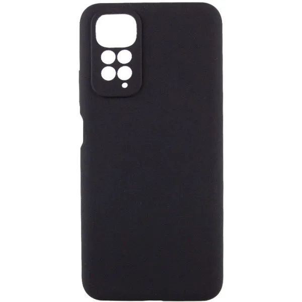 Чехол Silicone Cover Lakshmi Full Camera (AAA) для Xiaomi Redmi Note 11 (Global) / Note 11S — Черный — фото 1 Чехол Silicone Cover Lakshmi Full Camera (AAA) для Xiaomi Redmi Note 11 (Global) / Note 11S — Черный — фото 1