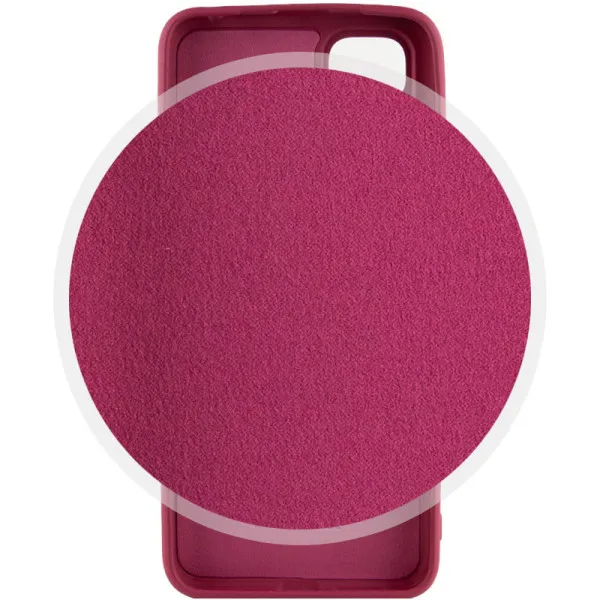 Чехол Silicone Cover Lakshmi Full Camera (AAA) для Xiaomi Redmi Note 11 (Global) / Note 11S — Бордовый — фото 3