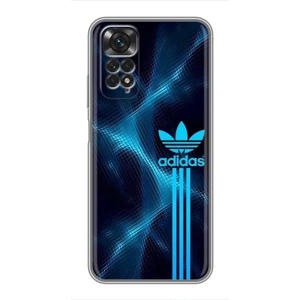 Чехол с принтом «Синий Адидас» для Xiaomi Redmi Note 11 / 11s
