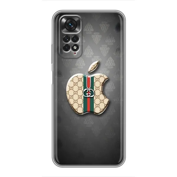Чехол с принтом «Apple gucci» для Xiaomi Redmi Note 11 / 11s Чехол с принтом «Apple gucci» для Xiaomi Redmi Note 11 / 11s