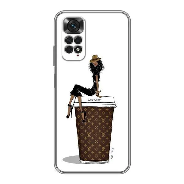 Чехол с принтом «кофе LOUIS VUITTON» для Xiaomi Redmi Note 11 / 11s