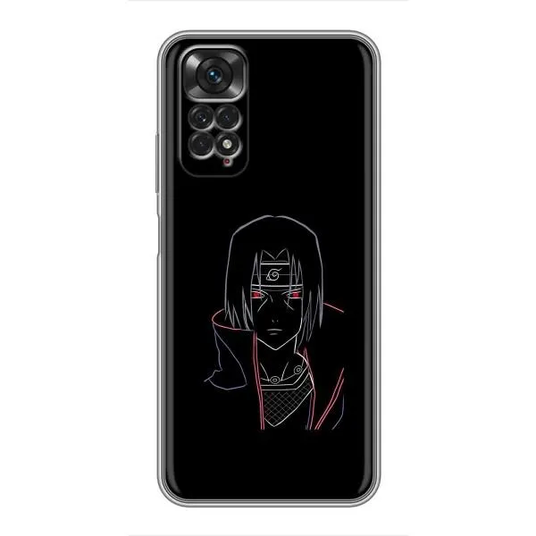 Чехол с принтом «силуэт Итачи» для Xiaomi Redmi Note 11 / 11s