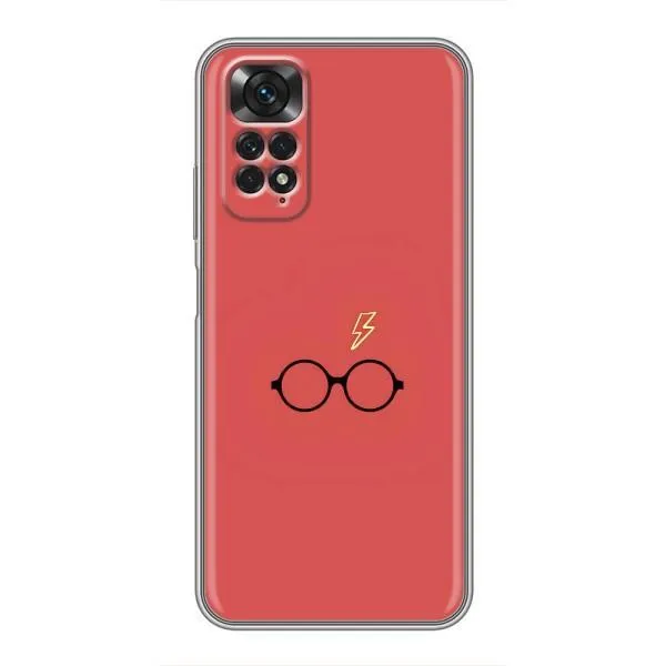 Чехол с принтом «шрам и очки» для Xiaomi Redmi Note 11 / 11s