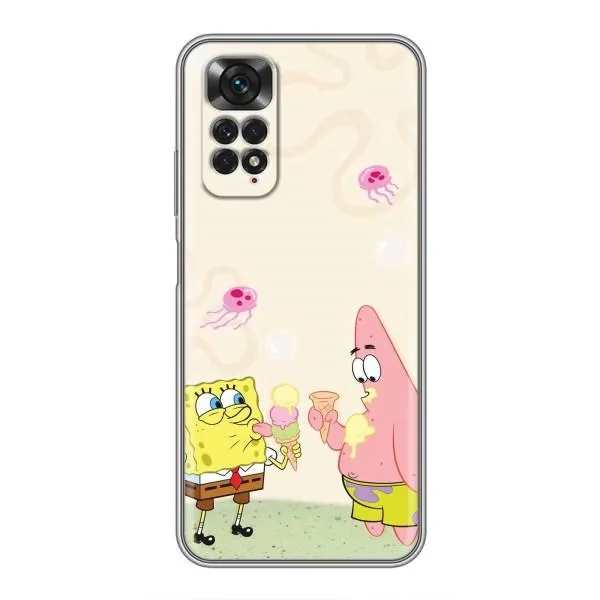 Чехол с принтом «Патрик и Боб» для Xiaomi Redmi Note 11 / 11s Чехол с принтом «Патрик и Боб» для Xiaomi Redmi Note 11 / 11s