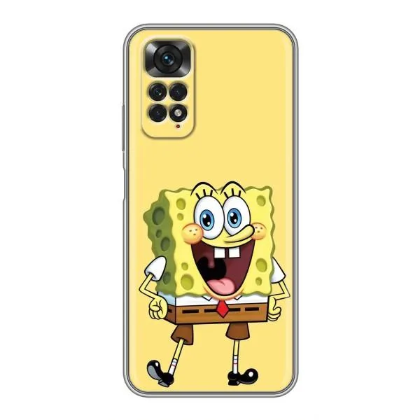 Чехол с принтом «Веселый Спанч Боб» для Xiaomi Redmi Note 11 / 11s Чехол с принтом «Веселый Спанч Боб» для Xiaomi Redmi Note 11 / 11s