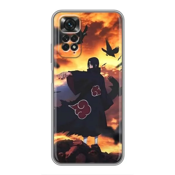 Чохол з принтом «Ітачі з воронами» для Xiaomi Redmi Note 11 / 11s Чохол з принтом «Ітачі з воронами» для Xiaomi Redmi Note 11 / 11s