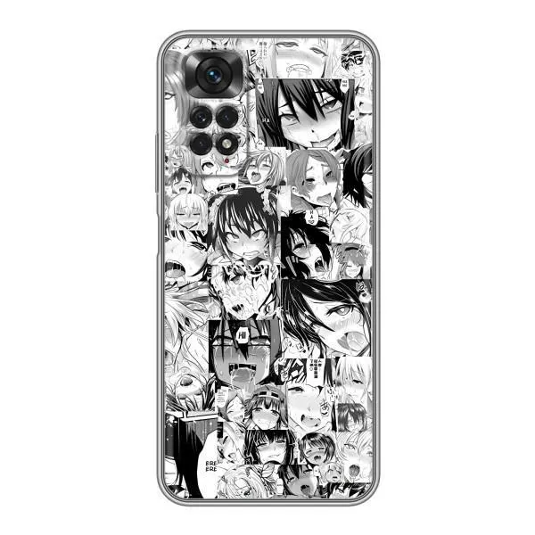 Чехол с принтом «Ahegao manga» для Xiaomi Redmi Note 11 / 11s