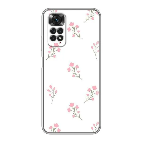 Чехол с принтом «Розовые цветы» для Xiaomi Redmi Note 11 / 11s