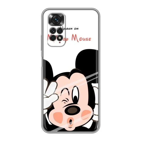 Чехол с принтом «Маус Микки» для Xiaomi Redmi Note 11 / 11s