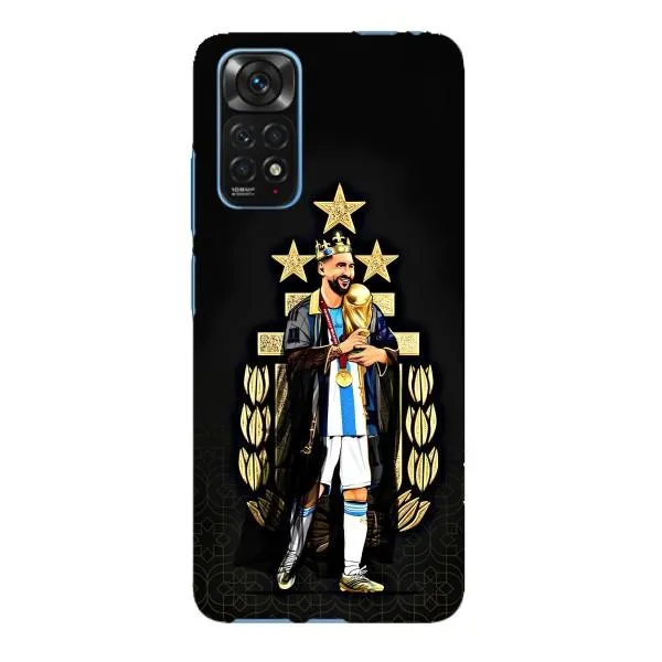 Чохол з принтом «Мессі Король» для Xiaomi Redmi Note 11E Pro Чохол з принтом «Мессі Король» для Xiaomi Redmi Note 11E Pro