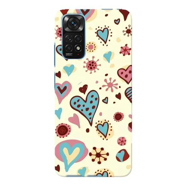 Чехол с принтом «Сердечки» для Xiaomi Redmi Note 11E Pro Чехол с принтом «Сердечки» для Xiaomi Redmi Note 11E Pro