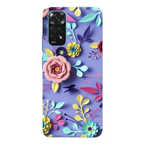 Чехол с принтом «Цветочный дизайн» для Xiaomi Redmi Note 11E Pro