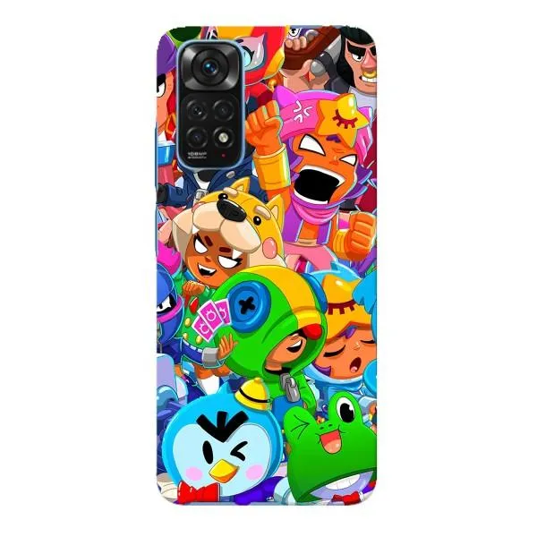 Чохол з принтом «Герої Бравл Старс» для Xiaomi Redmi Note 11E Pro