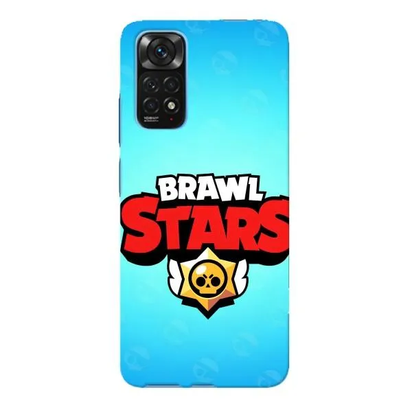 Чохол з принтом «Лого Бравл Старс» для Xiaomi Redmi Note 11E Pro