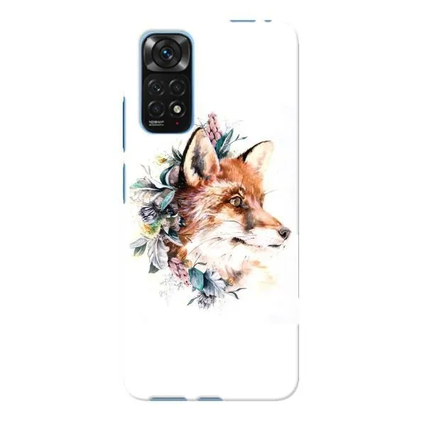 Чехол с принтом «Лисичка в цветочках» для Xiaomi Redmi Note 11E Pro Чехол с принтом «Лисичка в цветочках» для Xiaomi Redmi Note 11E Pro