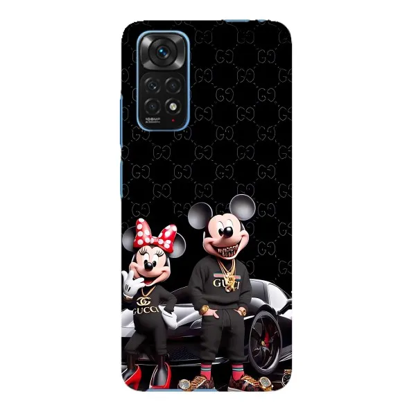 Чехол с принтом «Семья Маусов» для Xiaomi Redmi Note 11E Pro