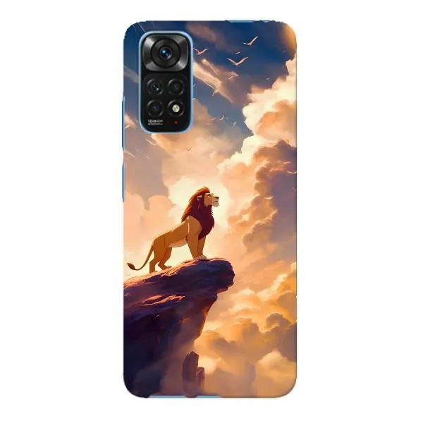 Чохол з принтом «Сімба на скелі» для Xiaomi Redmi Note 11E Pro