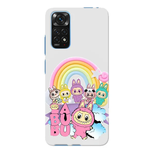 Чехол с принтом «Фон Лабубу» для Xiaomi Redmi Note 11E Pro