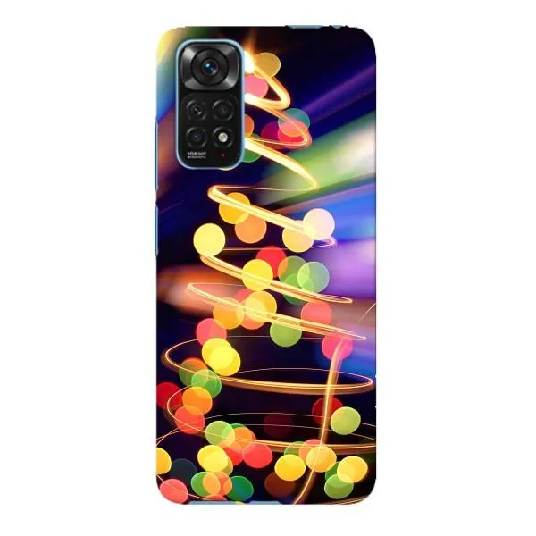 Чехол с принтом «Елка с гирлянд» для Xiaomi Redmi Note 11E Pro