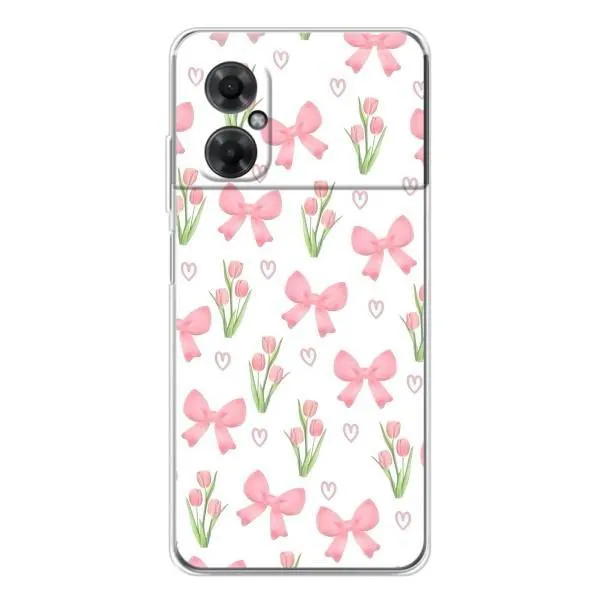 Чехол с принтом «Банты и цветы» для Xiaomi Redmi Note 11R Чехол с принтом «Банты и цветы» для Xiaomi Redmi Note 11R