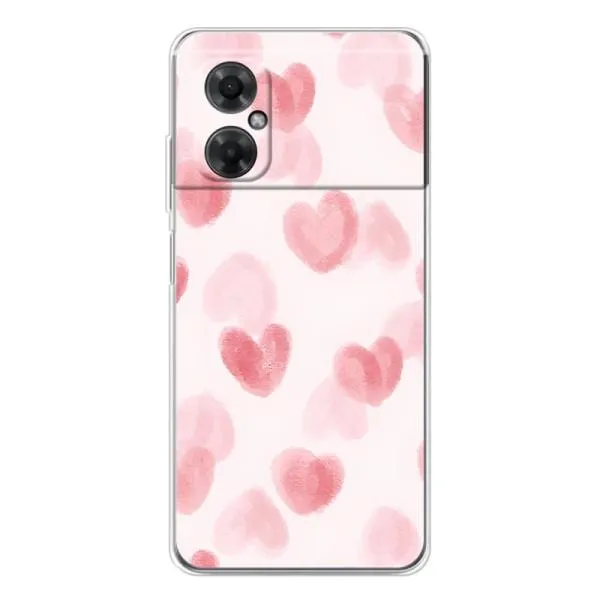 Чехол с принтом «Розовые сердечки» для Xiaomi Redmi Note 11R Чехол с принтом «Розовые сердечки» для Xiaomi Redmi Note 11R
