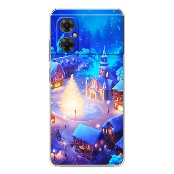 Чехол с принтом «Рождественский город» для Xiaomi Redmi Note 11R