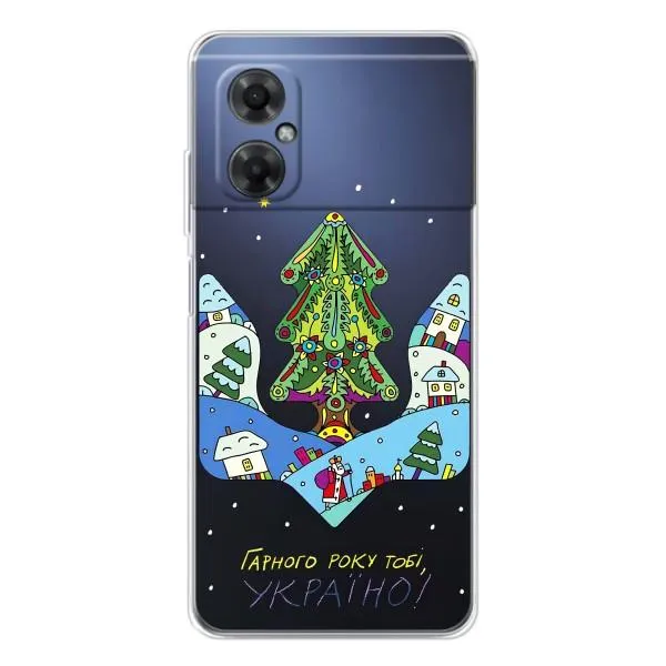 Чехол с принтом «Рождественский герб» для Xiaomi Redmi Note 11R