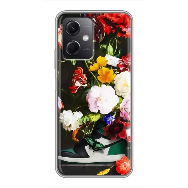 Чехол с принтом «Nike цветы» для Xiaomi Redmi Note 12 (5G) Чехол с принтом «Nike цветы» для Xiaomi Redmi Note 12 (5G)