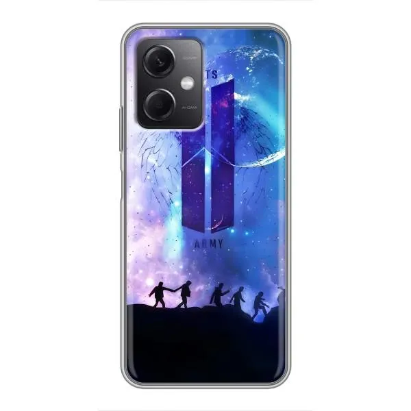 Чехол с принтом «Army BTS» для Xiaomi Redmi Note 12 (5G)