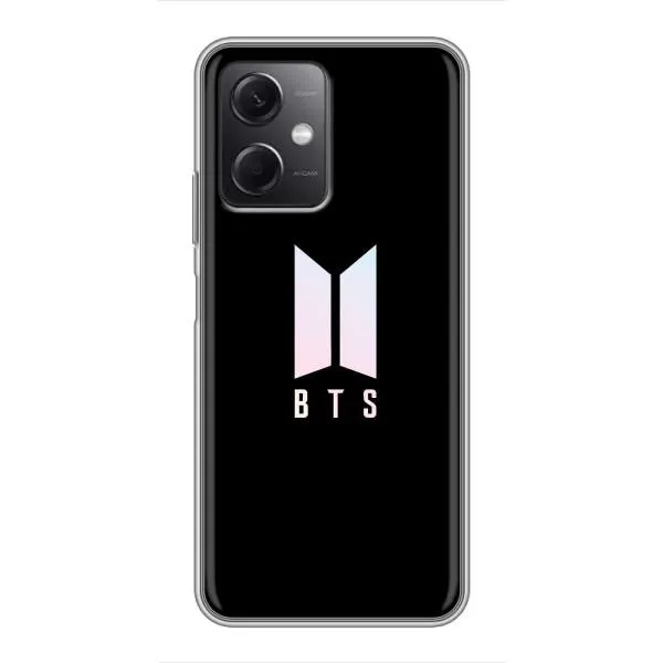 Чехол с принтом «Лого BTS» для Xiaomi Redmi Note 12 (5G)