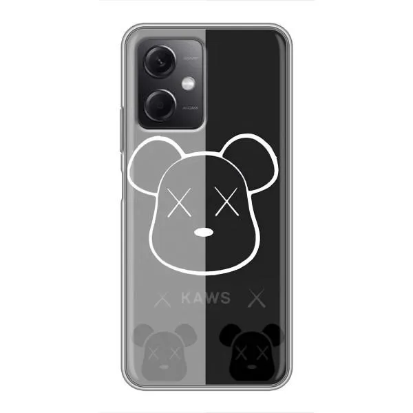 Чехол с принтом «БеарБрик глаза» для Xiaomi Redmi Note 12 (5G) Чехол с принтом «БеарБрик глаза» для Xiaomi Redmi Note 12 (5G)