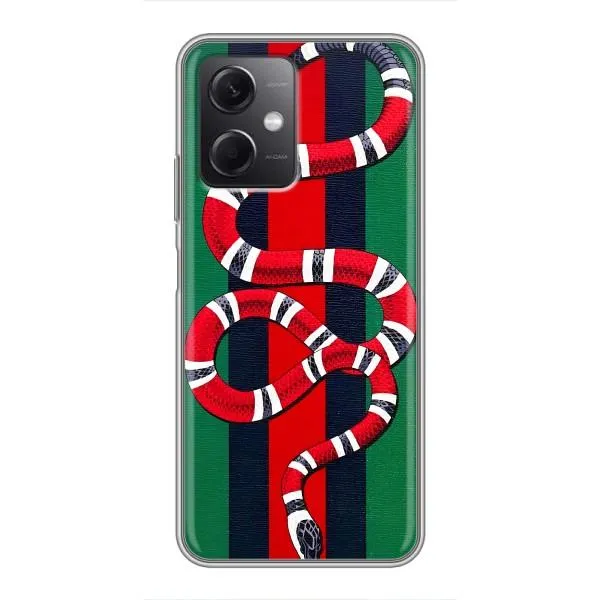 Чехол с принтом «Gucci змия» для Xiaomi Redmi Note 12 (5G)