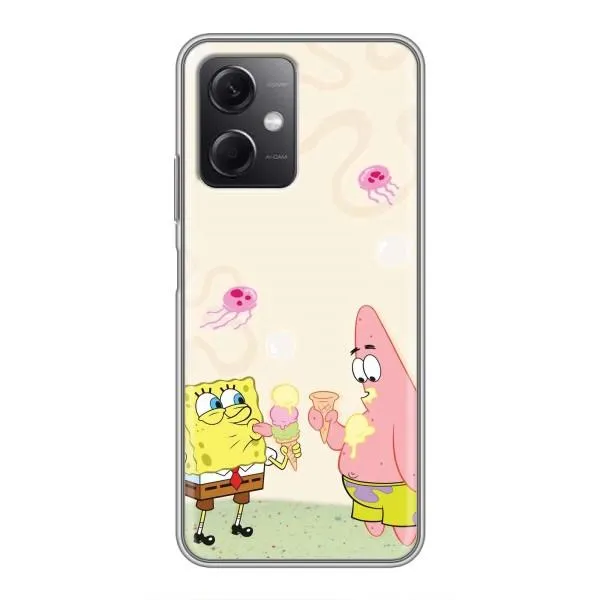 Чехол с принтом «Патрик и Боб» для Xiaomi Redmi Note 12 (5G)