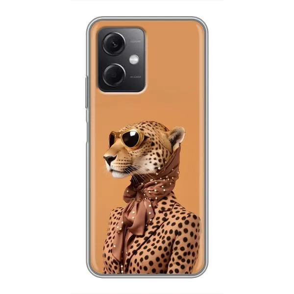Чехол с принтом «Стильный леопард» для Xiaomi Redmi Note 12 (5G)