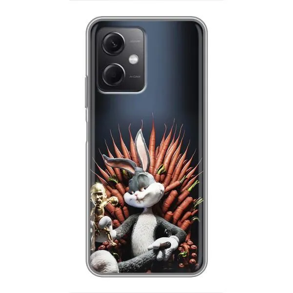Чехол с принтом «Король Кролик» для Xiaomi Redmi Note 12 (5G) Чехол с принтом «Король Кролик» для Xiaomi Redmi Note 12 (5G)