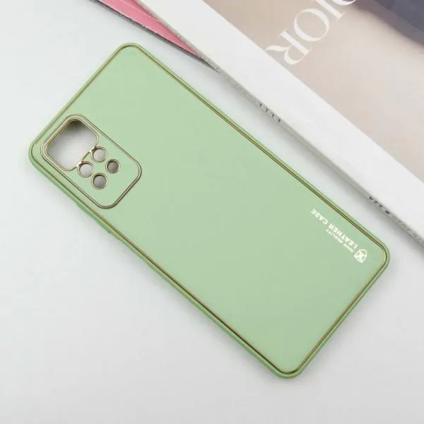 Шкіряний чохол Xshield для Xiaomi Redmi Note 12 Pro 4G — Зелений — фото 2