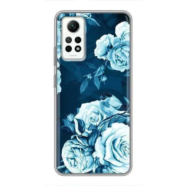 Чехол с принтом «Голубые Бутоны» для Xiaomi Redmi Note 12 Pro (4g)