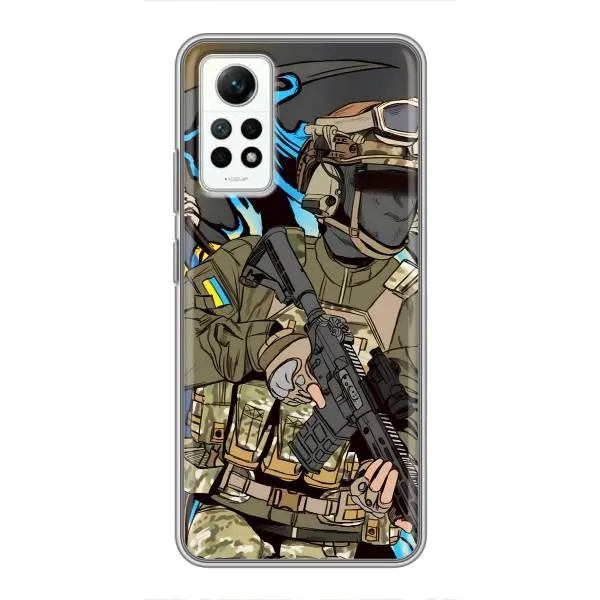 Чехол с принтом «Воин ВСУ» для Xiaomi Redmi Note 12 Pro (4g)