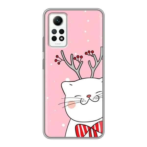 Чохол з принтом «Зимовий кіт» для Xiaomi Redmi Note 12 Pro (4g)